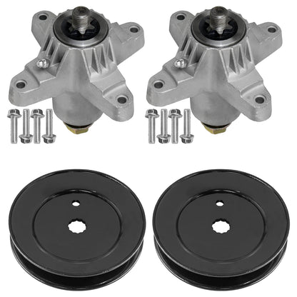 Deck Spindle with Pulley 38 inch for MTD White Outdoor LT13 (2013–2013)