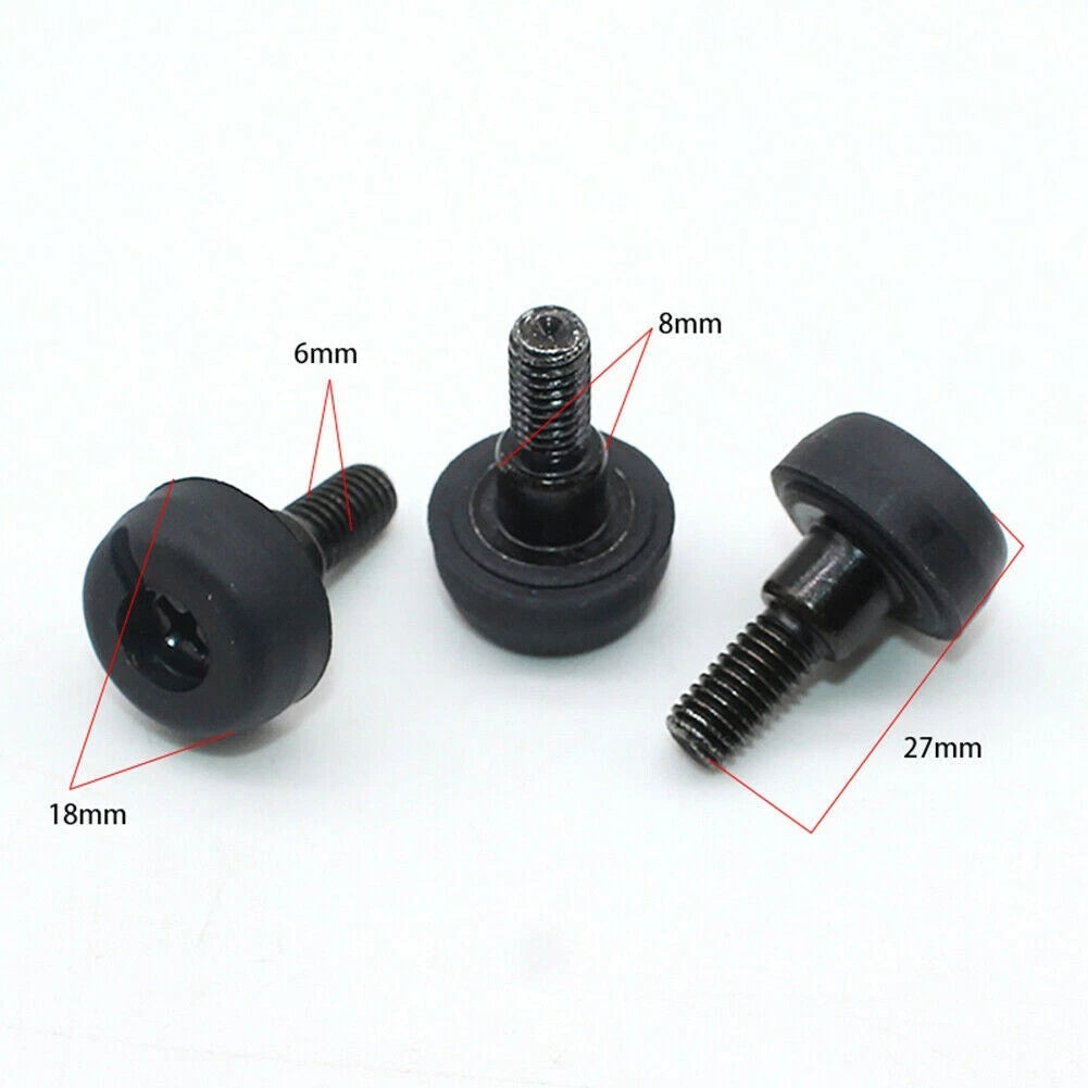 2pcs Hood Bumper Stop Screw Rubber Buffer Cap for Toyota