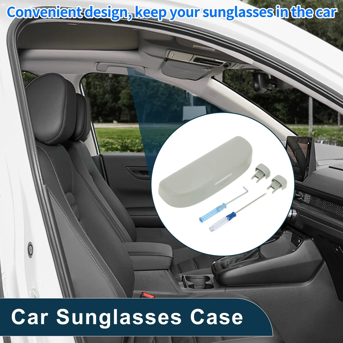 Car Sunglasses Case for Toyota Yaris Cross 2020–2024 Eyeglasses Holder