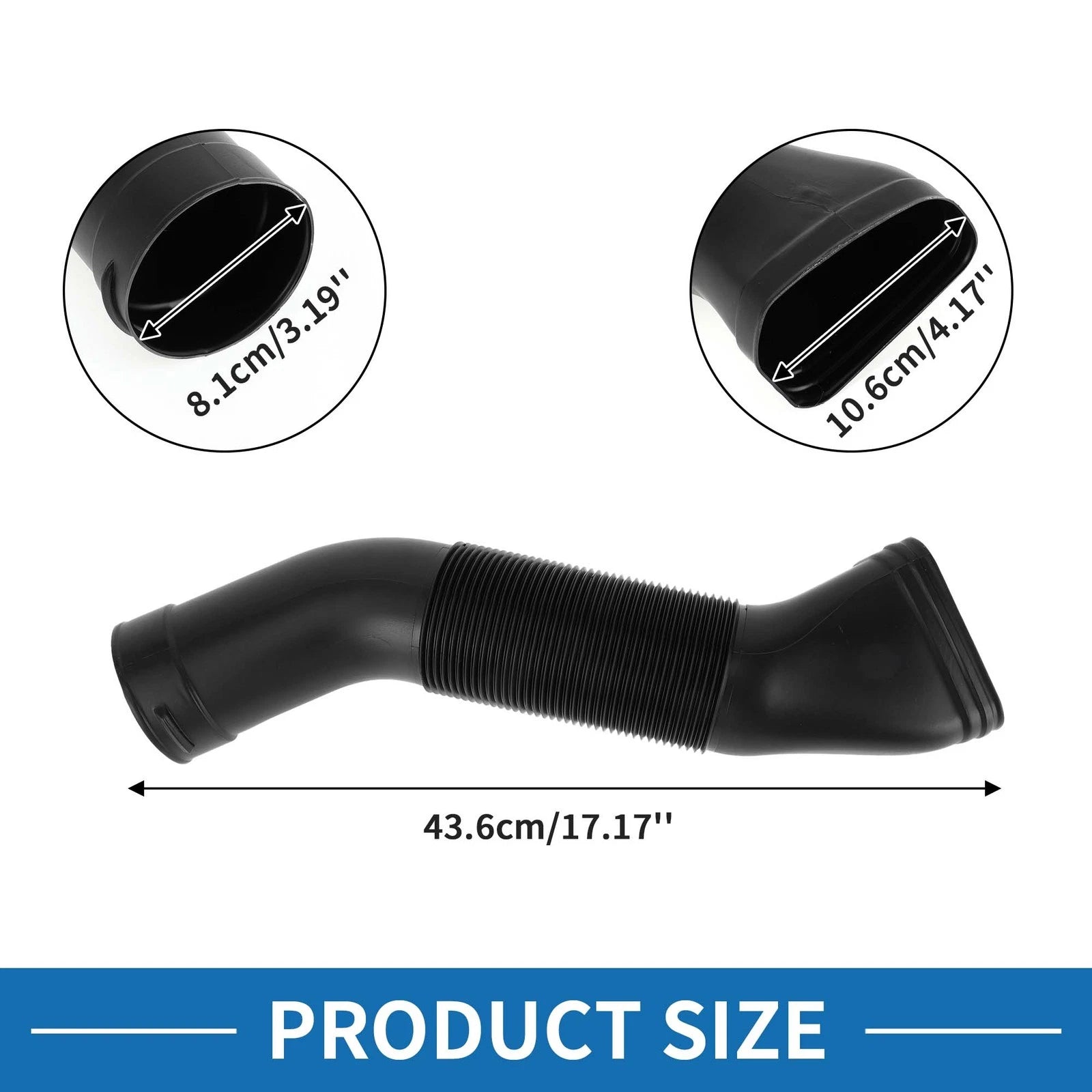 Right Side Air Intake Hose Replacement for Mercedes W215 W220 (2000–2006)