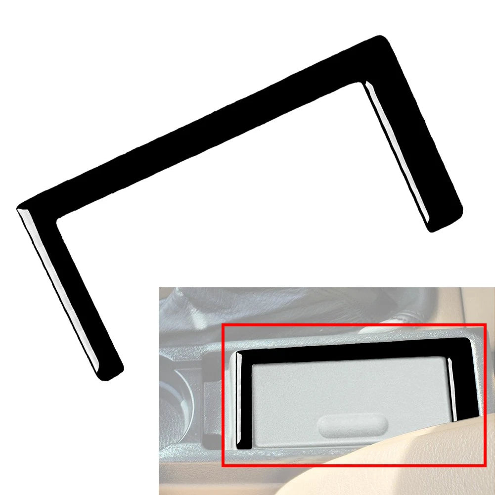Black Gear Shift Panel Storage Box Frame Cover Trim for BMW 3 Series E36 (1991–1999)