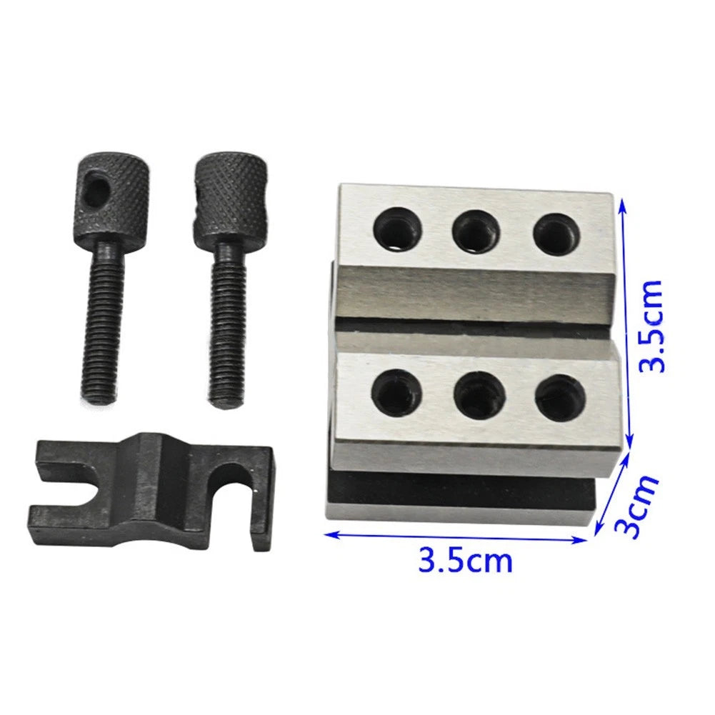 V Block Grounding Tool with Clamp Set for Precise Measurements