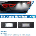 License Plate Light Assembly White LED Pair for BMW (2008–2018)