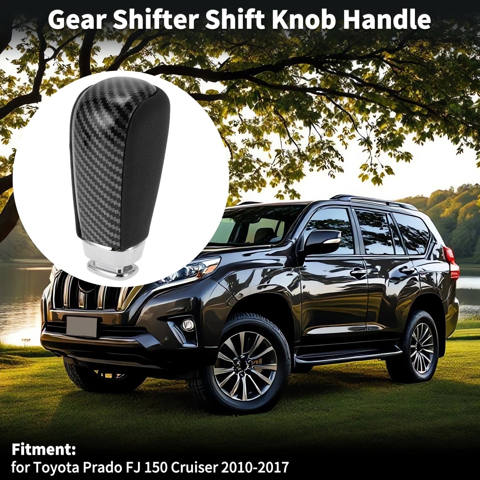 Automatic Gear Shift Knob Handle Replacement for Toyota Prado FJ150 (2010–2017)