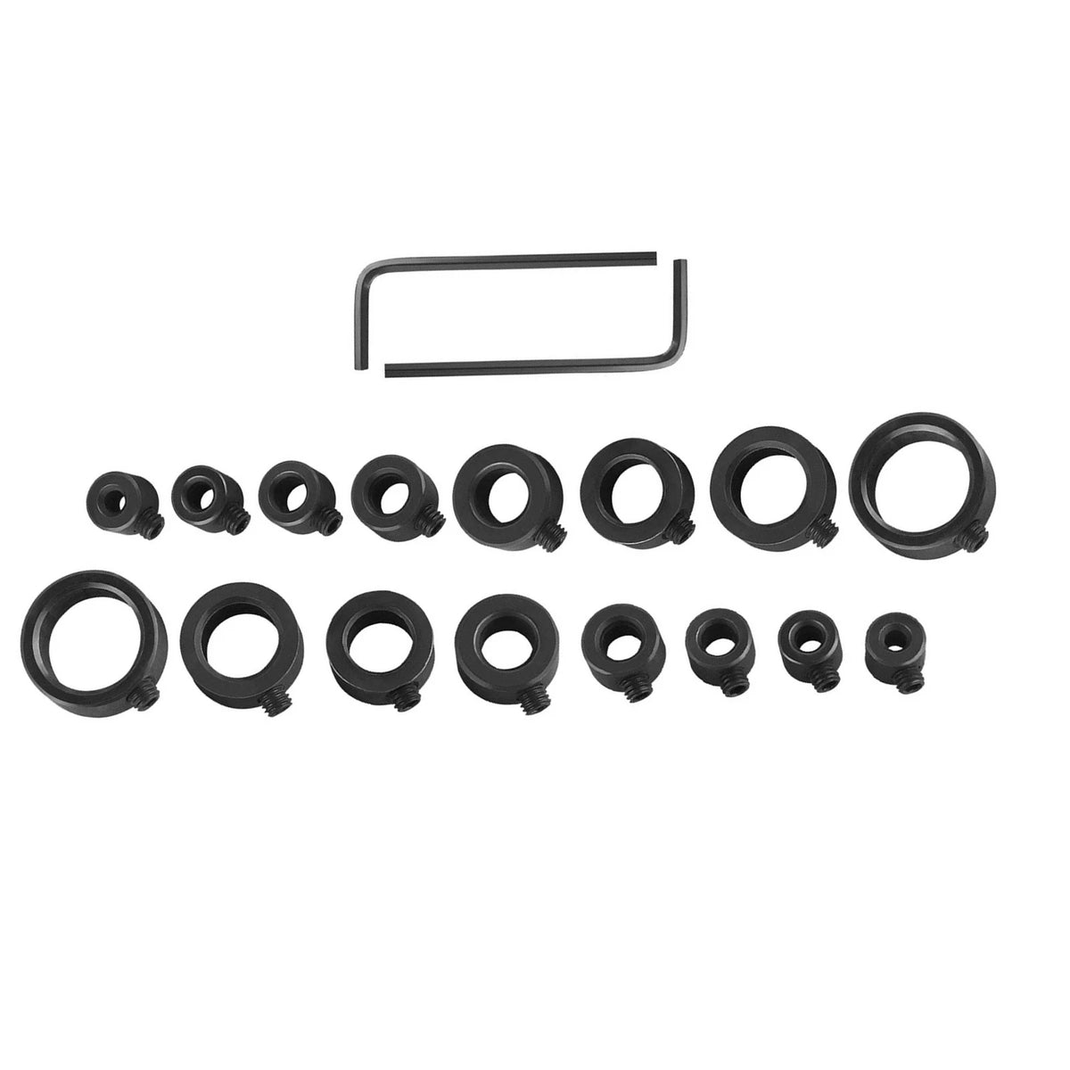 18 Piece Depth Stop Drill Bit Set for