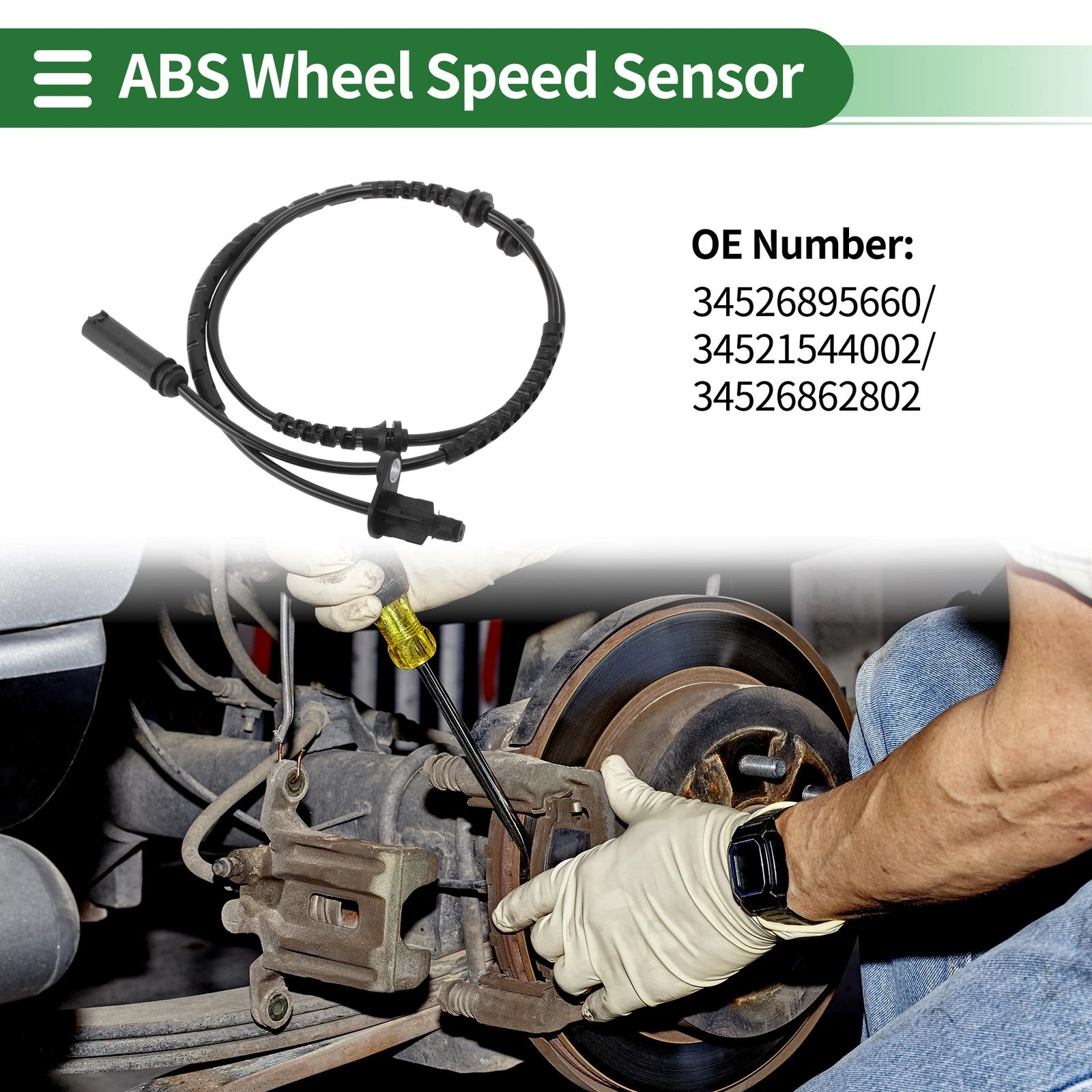 ABS Wheel Speed Sensor Replacement Front for BMW 330i G20 (2019–2022)