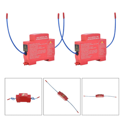 Electrical Cabinet Extinguisher for Industrial Environments (Red Safety Device)