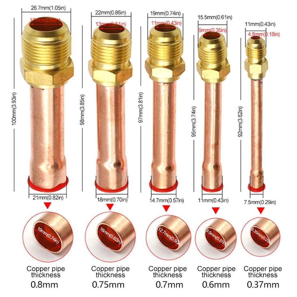 45 Degree Copper Tube Brass Pipe Fitting for Air Conditioner