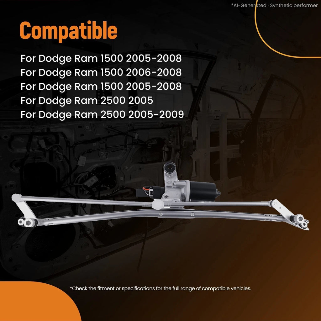 Windshield Wiper Linkage Assembly for Dodge Ram 1500-3500 (2005–2010) 4 Pins