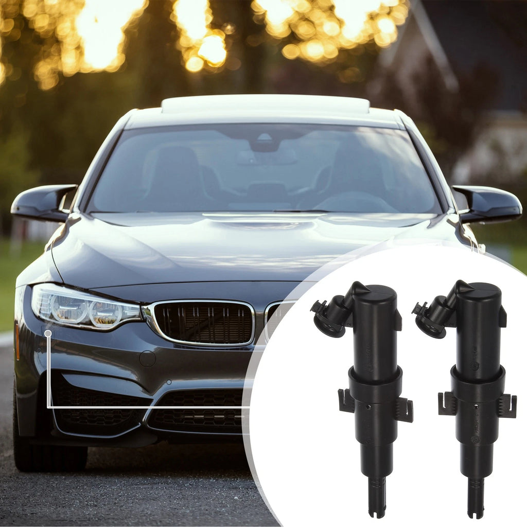 Headlight Washer Nozzle Sprayer Jet Front Set for BMW 323Ci (1998–2000)