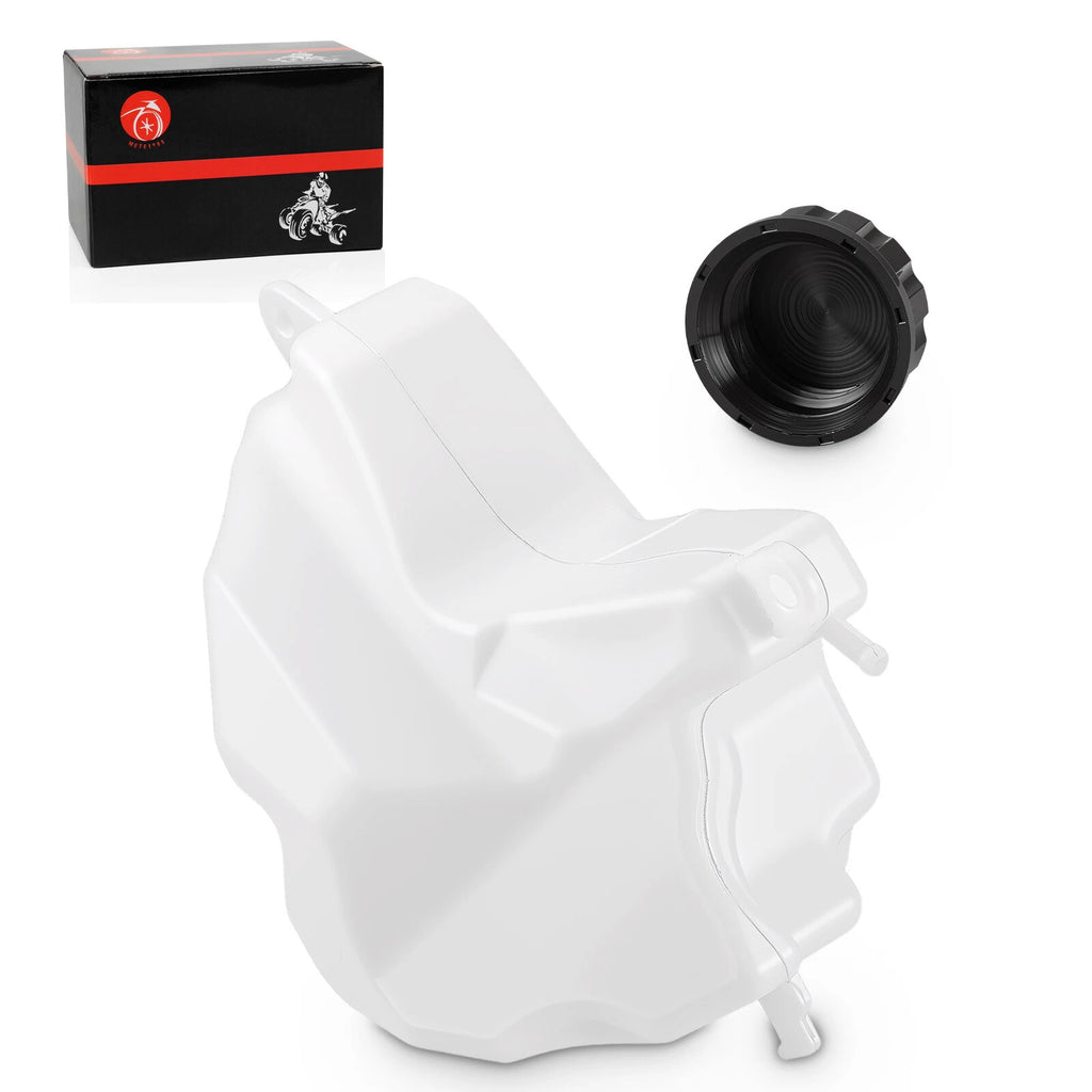 Coolant Reservoir Tank with Cap for Kawasaki Ninja 650R (2006–2011) 11012-1084, 43078-0053