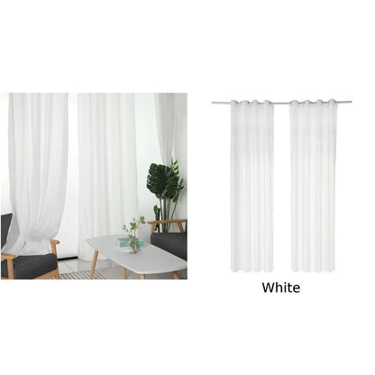 Vertical White Curtains for Home Decor (Stylish Design)