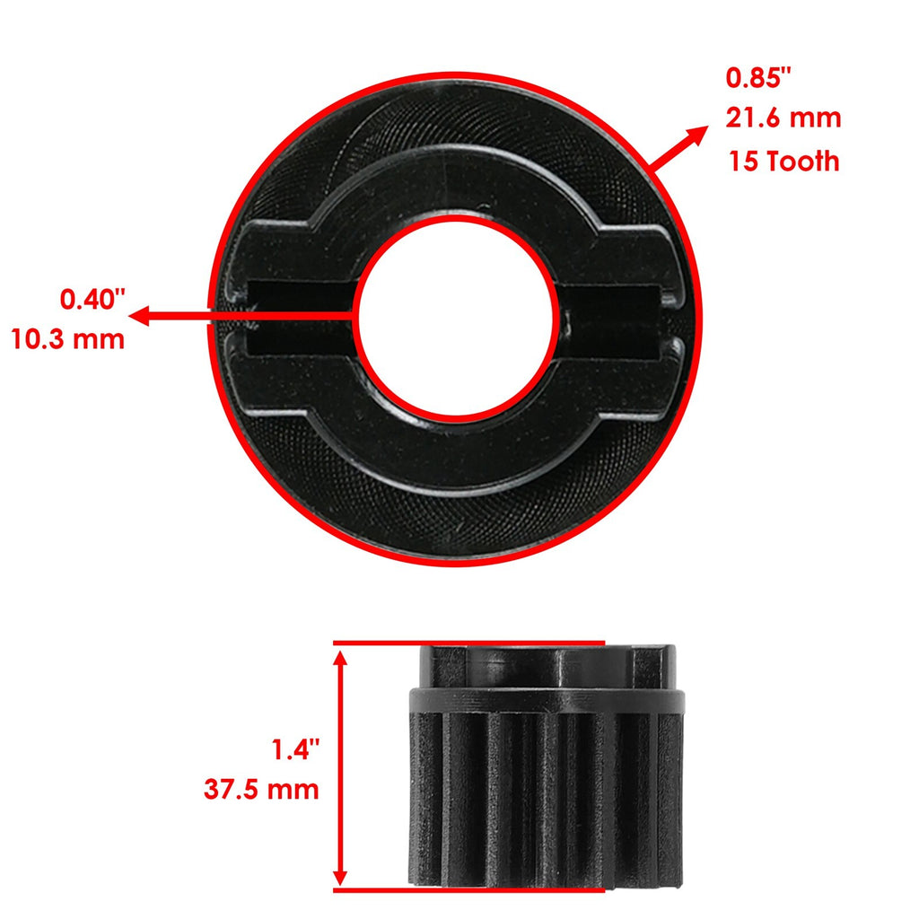 Caltric Water Pump Gear Replacement for Can Am Outlander 1000 (2013–2019)