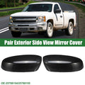 Rearview Mirror Cover Pair Left Right Replacement for Chevrolet Silverado 1500 (2014–2018)