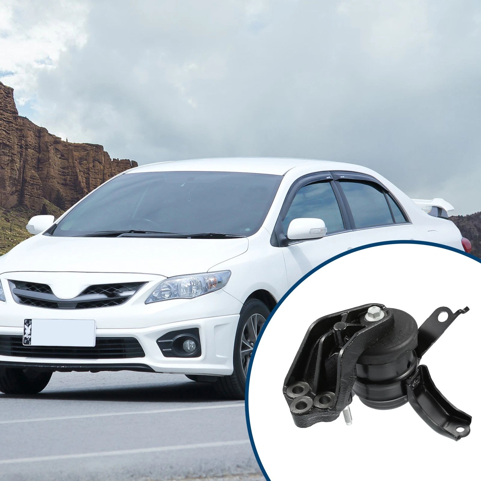 Engine Motor Mount Right OEM Replacement for Toyota Yaris (2005–2010)