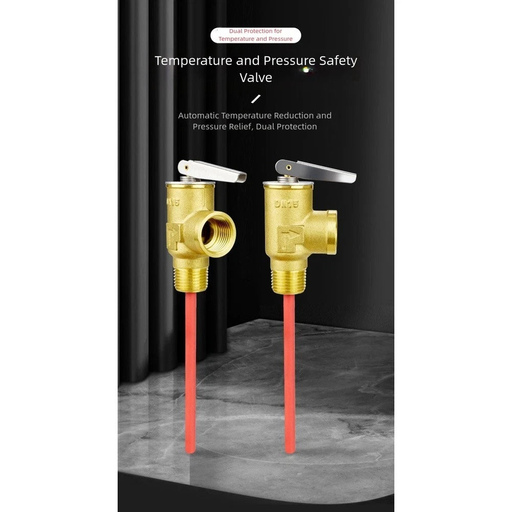 Water Heater Safety Valve for RV (Temperature Pressure Relief)