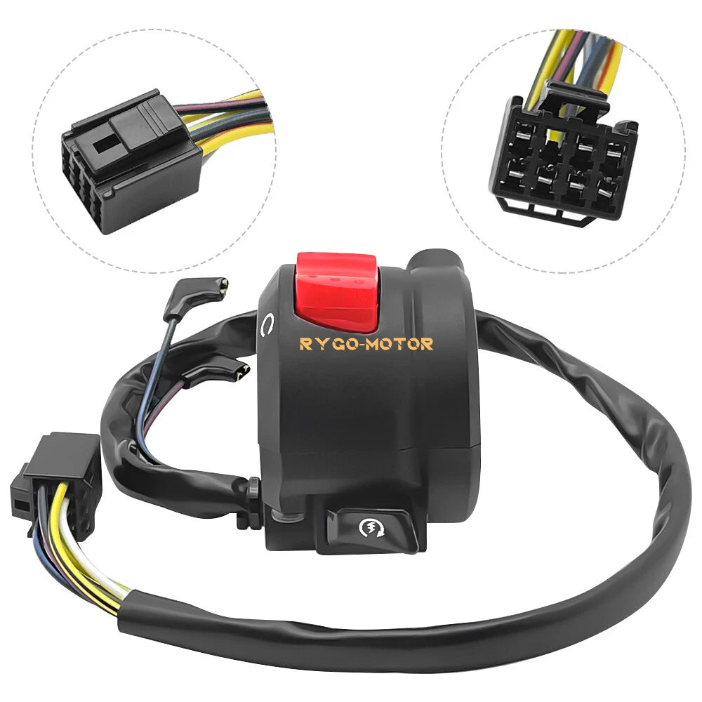 Handlebar Control Switch Start Stop Button for Suzuki GSXR600 GSXR750 (2004–2005)