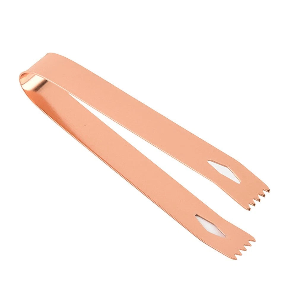 304 Stainless Steel Ice Tongs for Kitchen Use - Rose Gold Finish