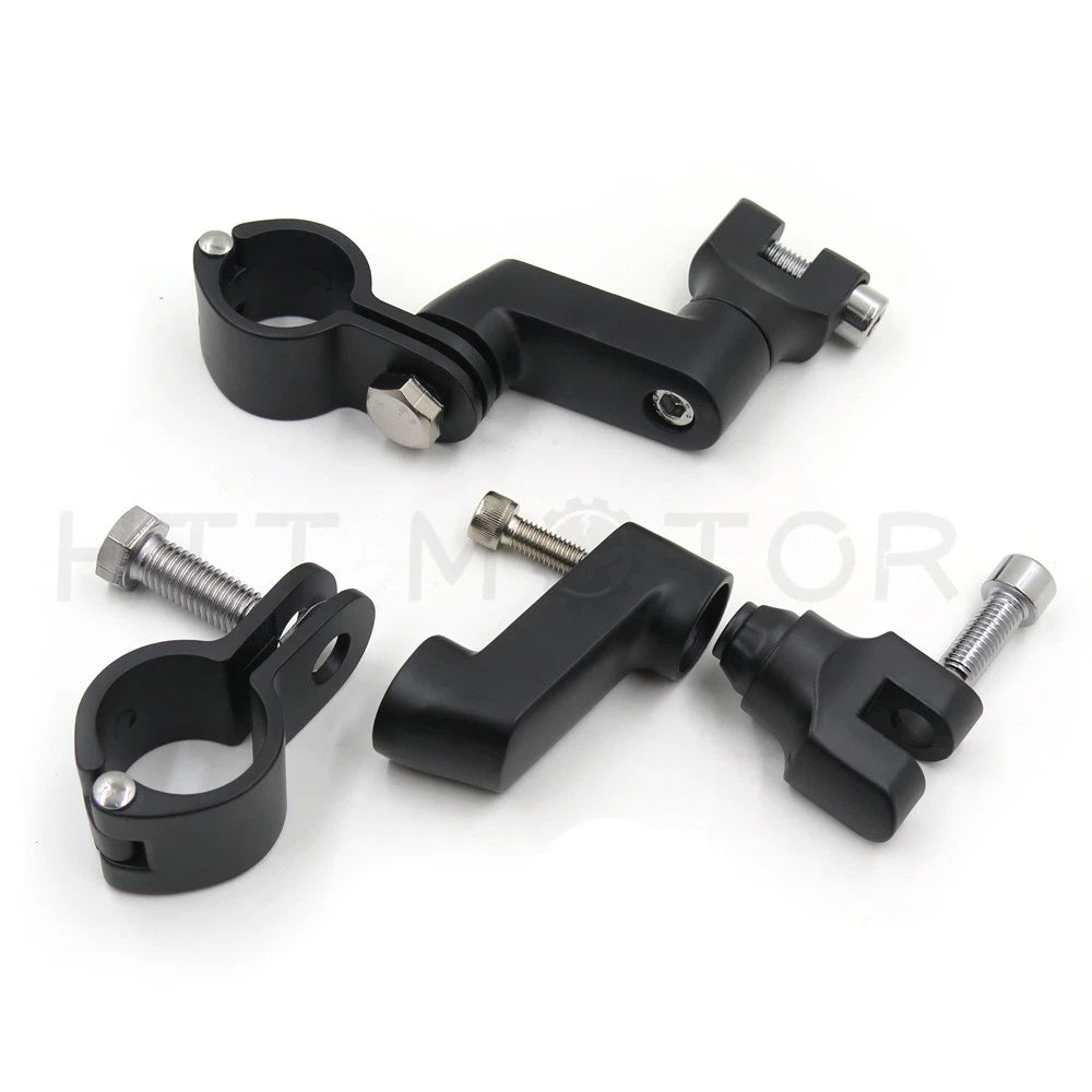 1.5" Bar Engine Crash Foot Peg Mount Footrest for Harley (Year Range)