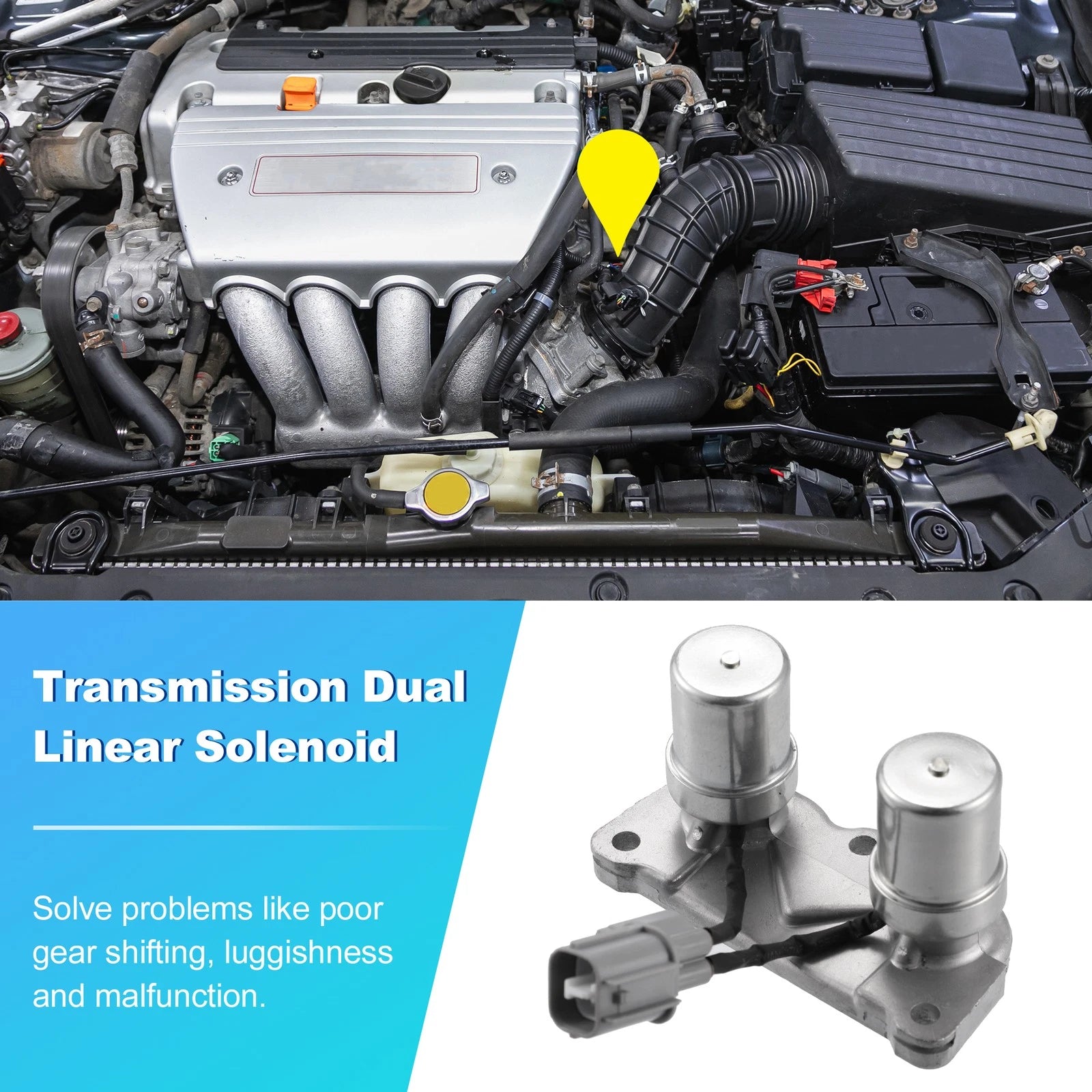 Transmission Shift Solenoid Replacement for Honda CR-V (1997–2001)