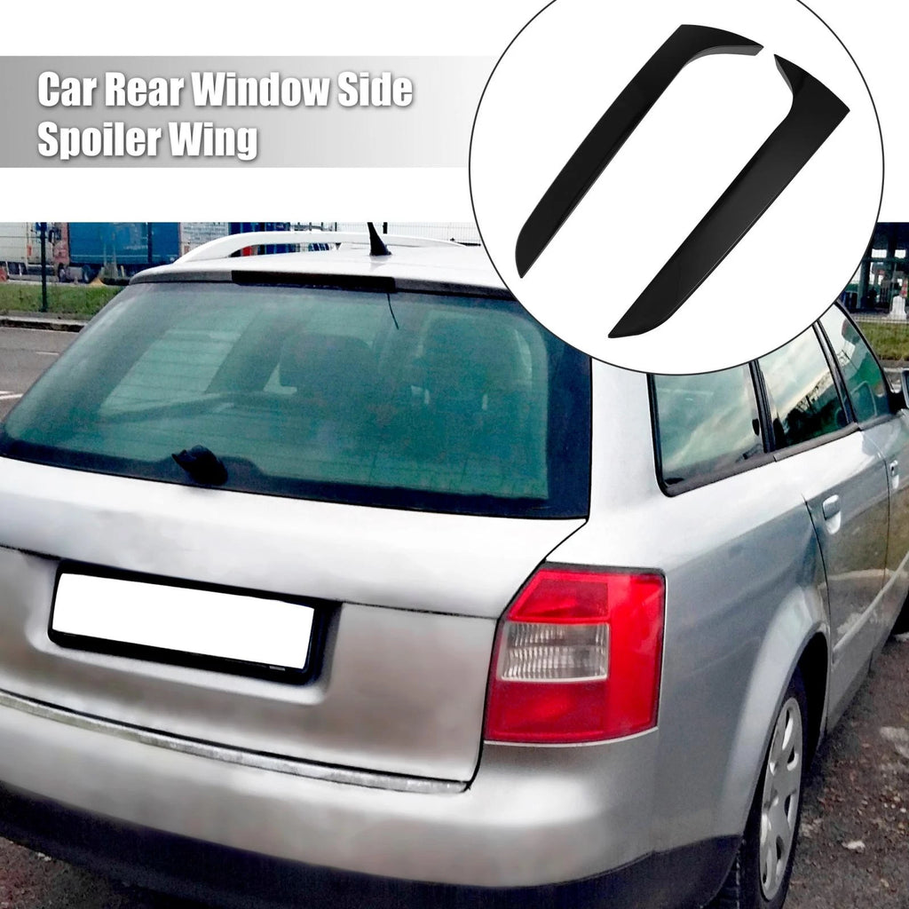 2pcs Rear Window Side Spoiler Wing Trim Replacement for Audi A4 B8 Avant (2009–2016)