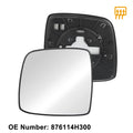Heated Rearview Mirror Glass Left Driver Side for Hyundai iLOAD TQ (2008–2018)
