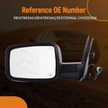 Left Heated Power Side Mirror for Ram 1500 (2009–2018) 55372066AI