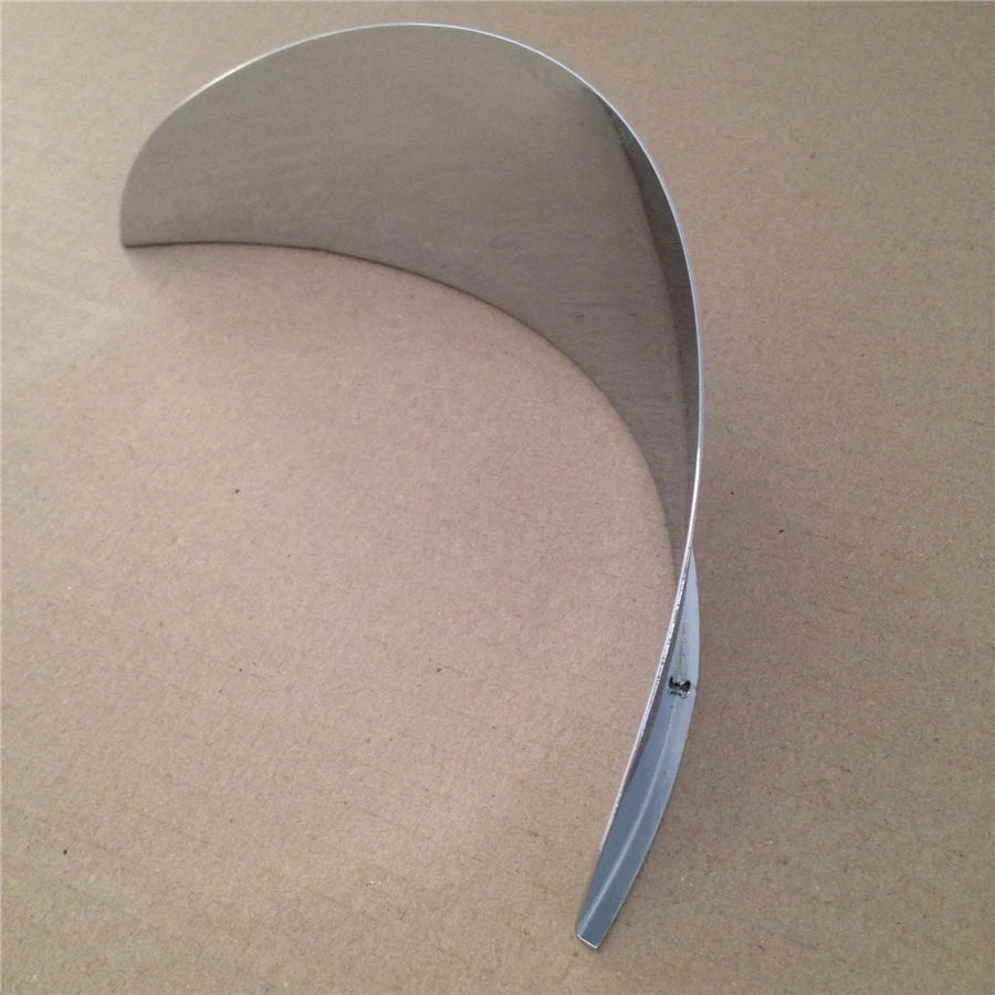 Chrome Steel Universal Visor for 7" Motorcycle Headlights (Universal)