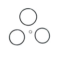 Oil Cooler Re-Seal Kit for Volvo Penta AQ120-AQ171 (2-925092, 1-925255, 1-925983)