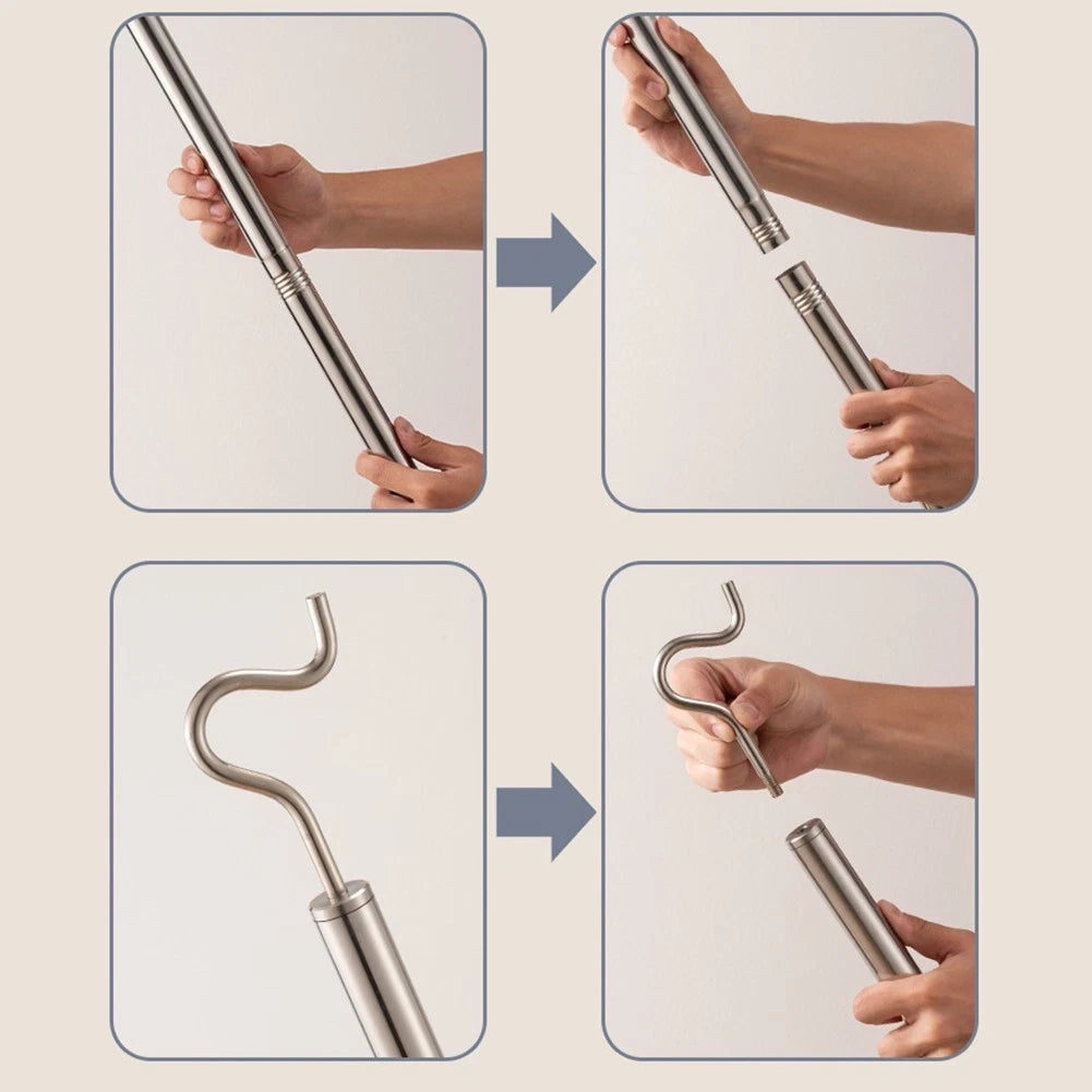 Heavy Duty Clothes Hanger Rod for Reliable Clothing Organization
