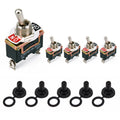 5Pcs SPST 2Pin 15A 250V ON/OFF Rocker Toggle Switch for Car Boat