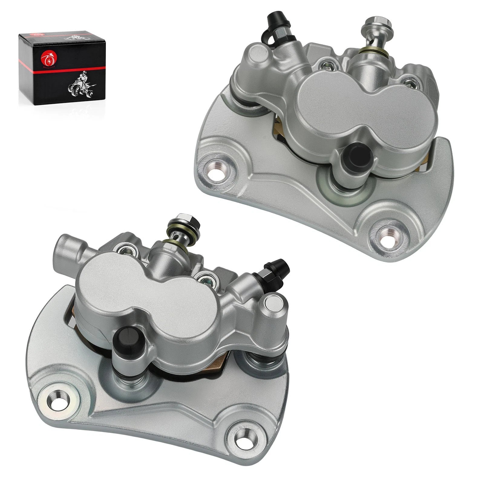 Front Brake Calipers with Pads for Can Am Maverick 1000/R (2013–2023) 705600679, 705600678