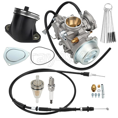Carburetor & Intake Boot Cable Kit for Polaris Sportsman Scrambler 500 (1998–2012)