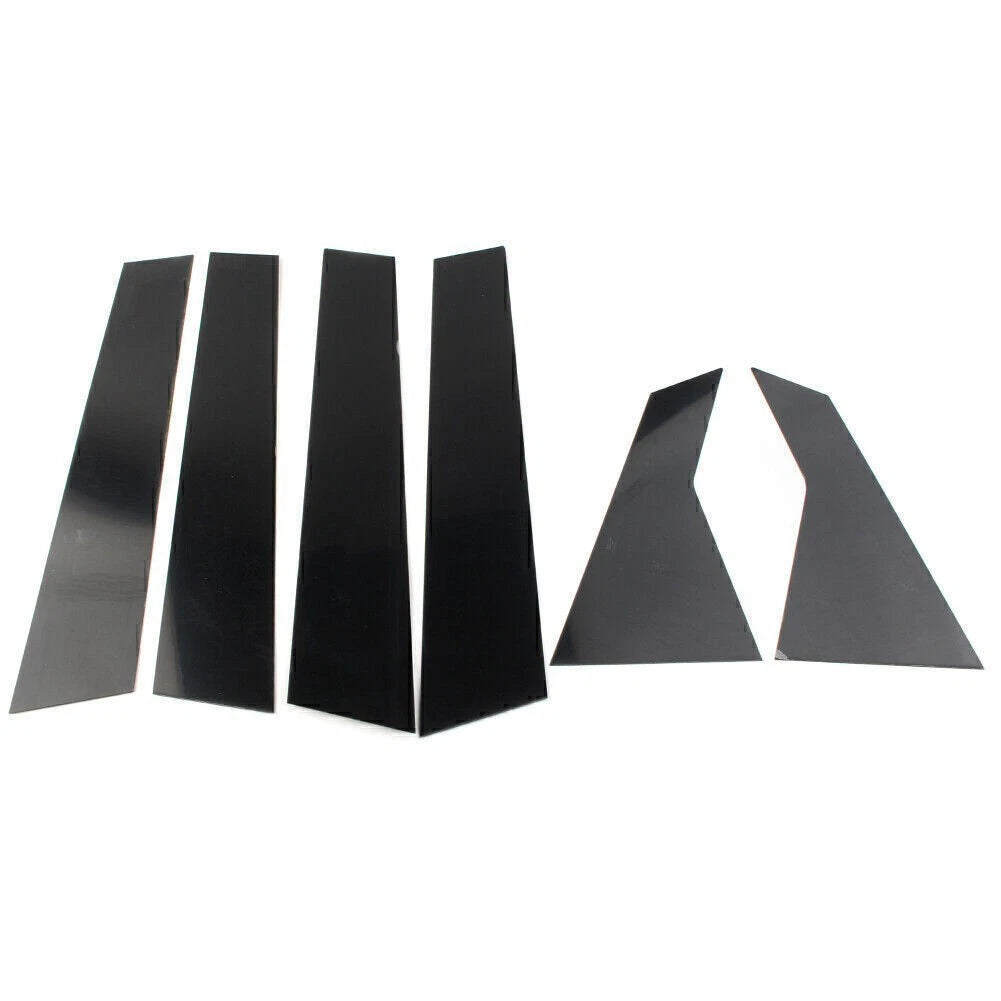 Door Trim Cover Kit for Honda Civic (2016–2020) - Black Pillar Posts