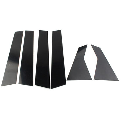 Door Trim Cover Kit for Honda Civic (2016–2020) - Black Pillar Posts