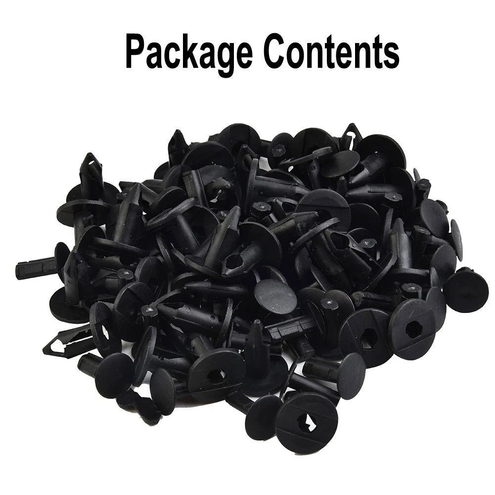 Set of 50 Push Pin Rivet Retainer Clips for ATV UTV Panel (Universal)