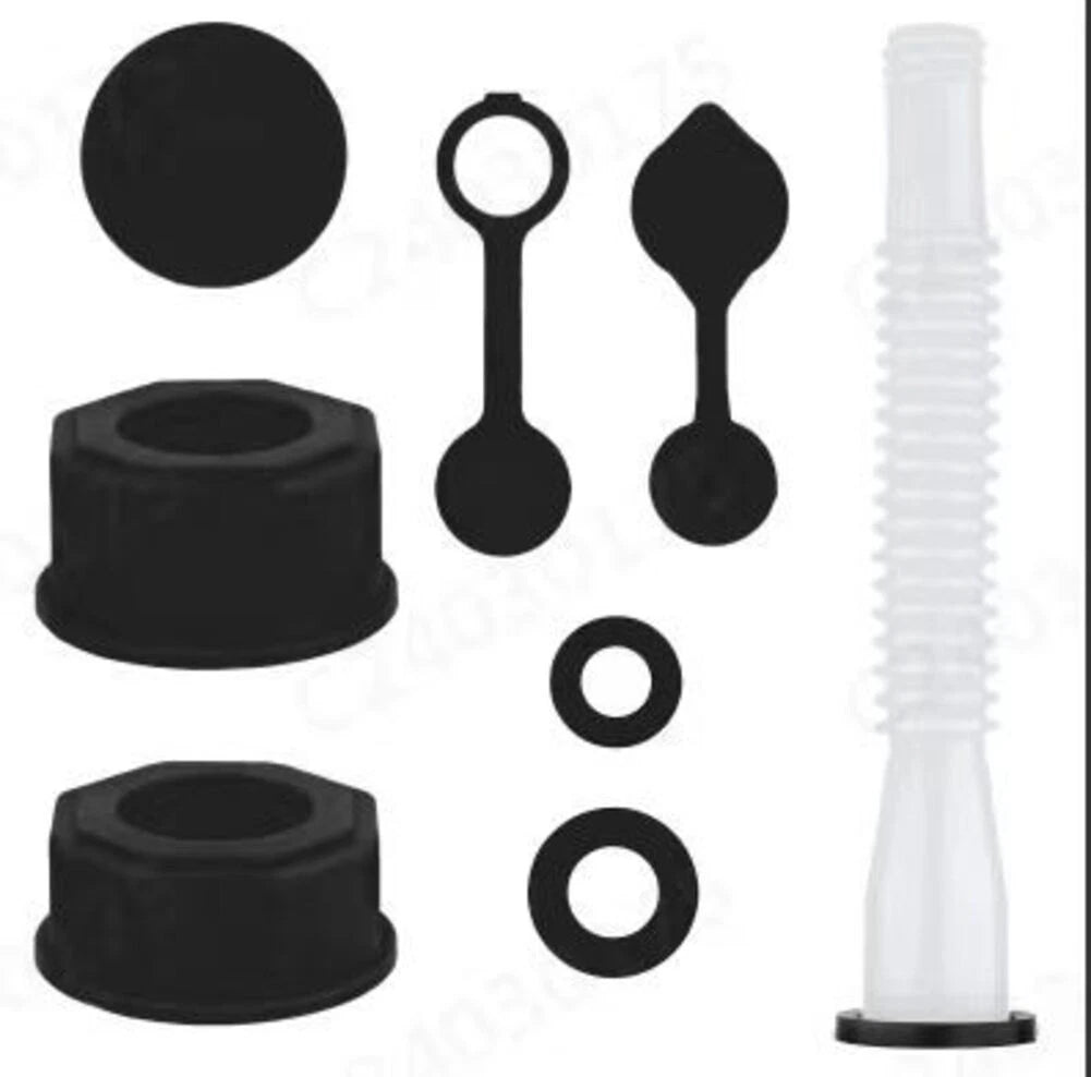 Set of 3 Gas Can Spout Replacement with Hex Nut for Blitz