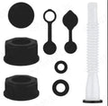 Set of 3 Gas Can Spout Replacement with Hex Nut for Blitz