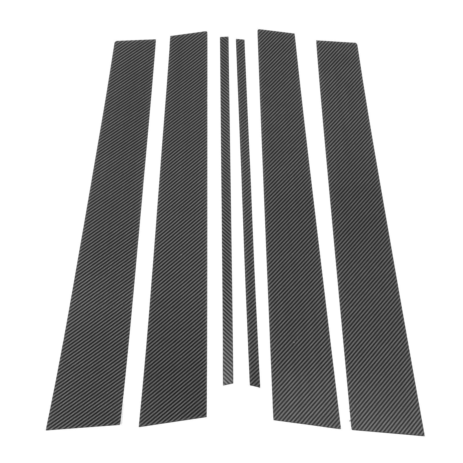 6Pcs Door Pillar Window Trim Replacement for Toyota 4Runner (2003–2009)