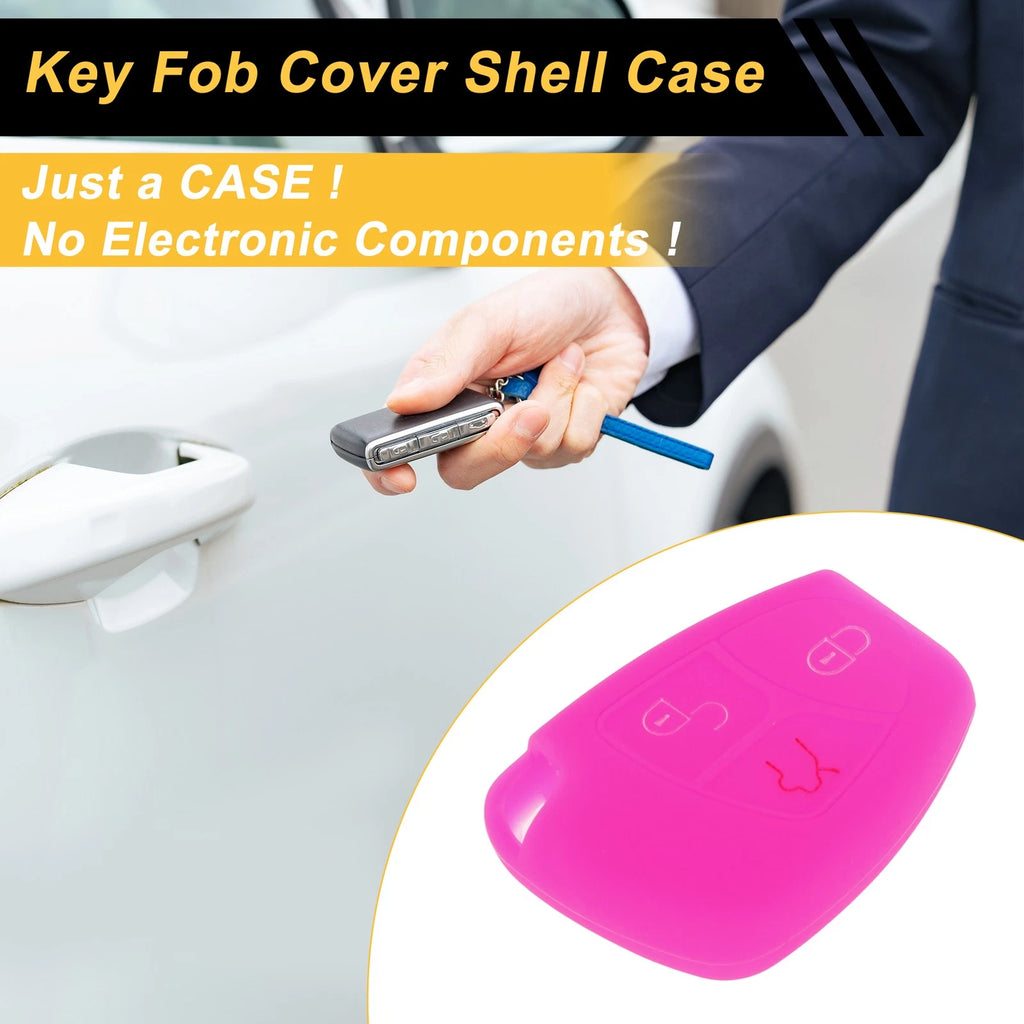 Car Key Case for Mercedes-Benz C-Class W203 W204 S203 3-Button
