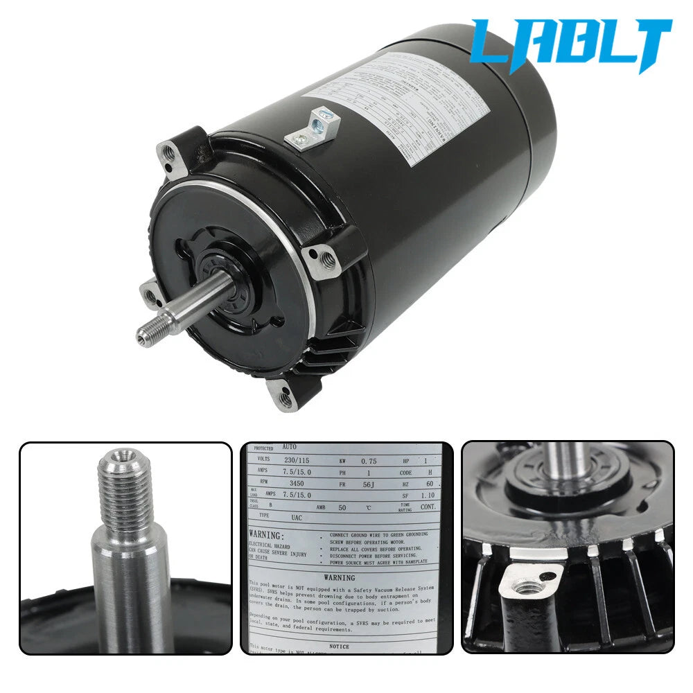 Replacement Motor Kit for Hayward Max Flow Super Pump UST1102 (N/A)