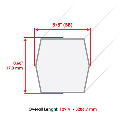 Deck Belt Replacement for John Deere 2210 2305 X748 X749 62 Inch (2005–2016)
