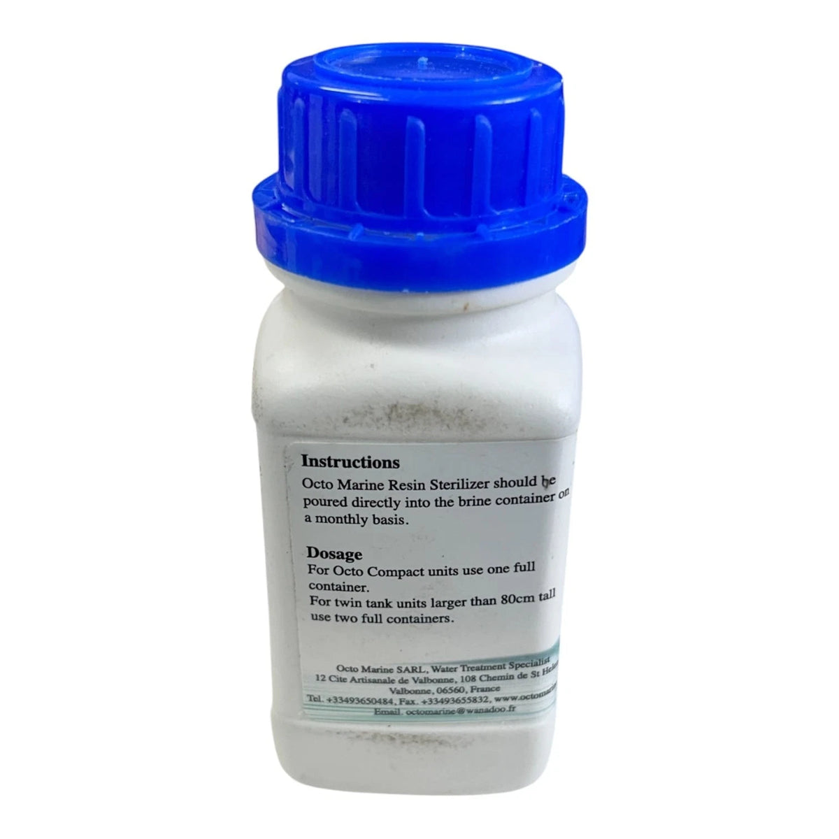 Octo Marine Resin Sterilizer Agent for Cation Based Water Softeners 125mL