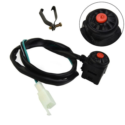 Kill Switch for Dirt Bike ATV Dual Sport Motorcycle ABS Red Push Button