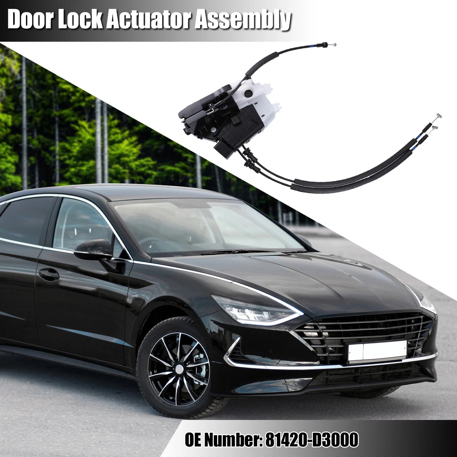 Rear Right Door Latch Lock Actuator Replacement for Hyundai Tucson (2016–2019)