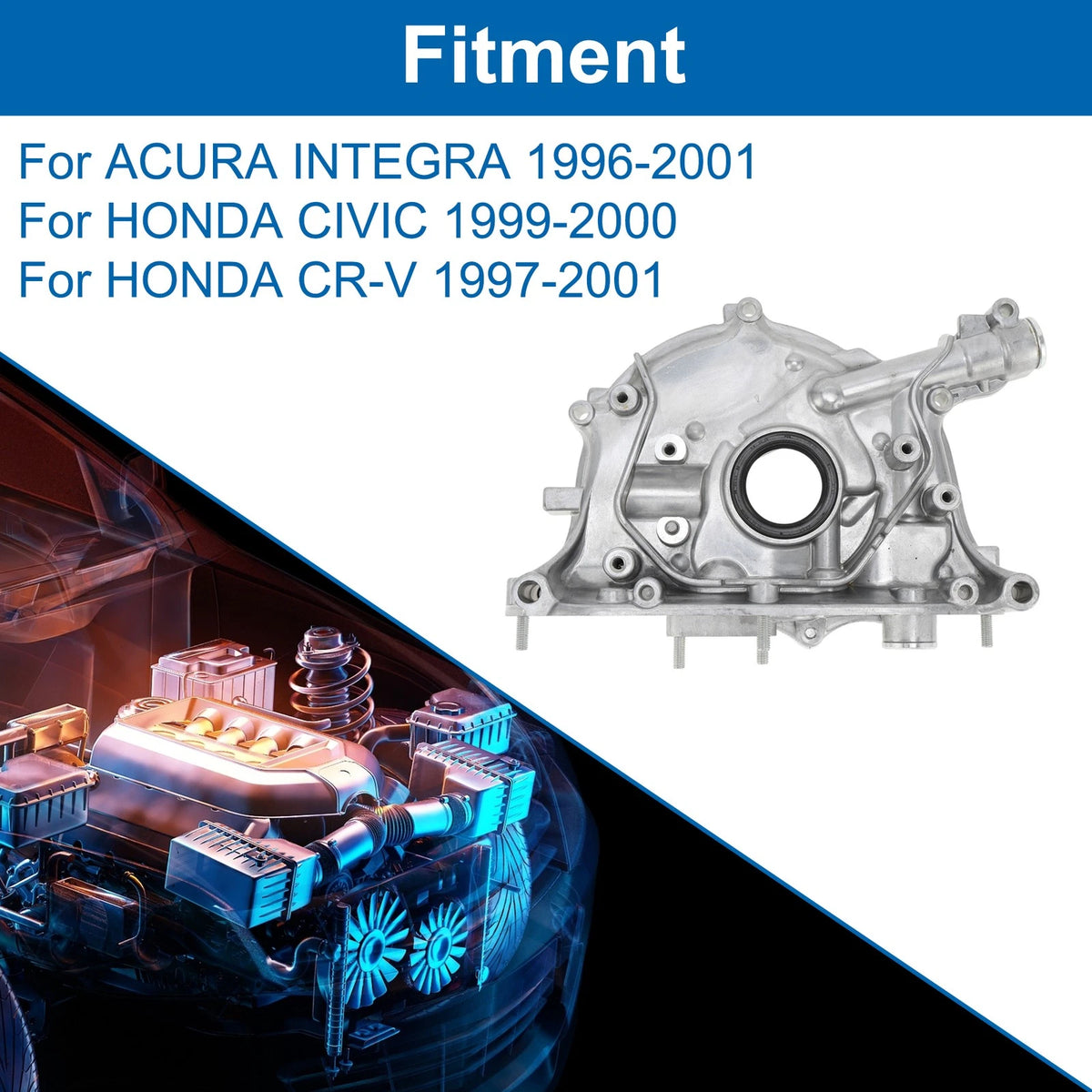 Engine Oil Pump No.M313 for Acura Integra (1996–2001)