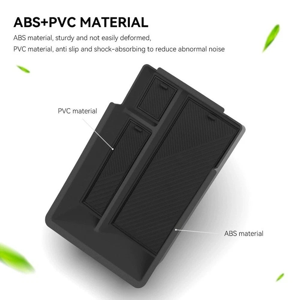 Storage Organizer for Proton X50 (2025) Armrest ABS PVC Easy Clean Black