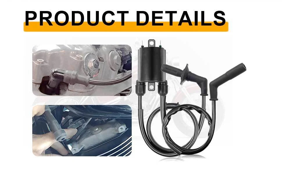 2 Sets of Ignition Coils for Honda VT1100C VT1100C2 VT1100C3 (1987–2000)