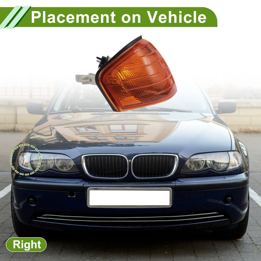 Right Corner Signal Light Cover Replacement for Mercedes-Benz E-Class (1994–2000)