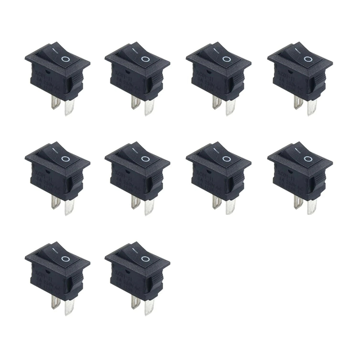 10PCS Rocker Switch for MINI (10x15mm, Compact Boat Shape)